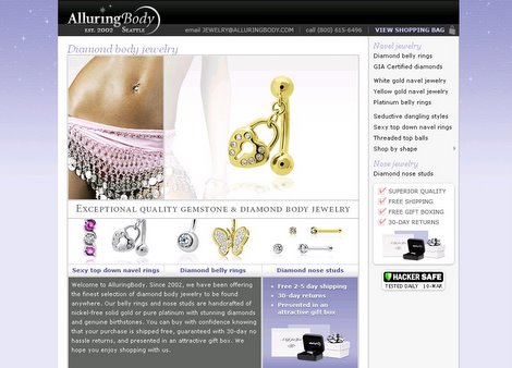 AlluringBody.com online jewelry store