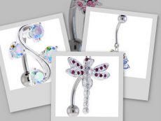 reverse belly button rings