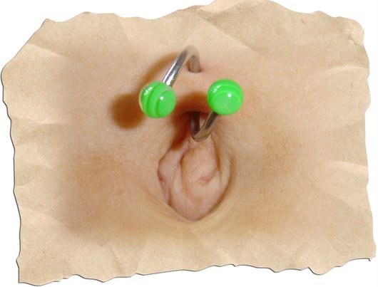 Spiral Navel Ring