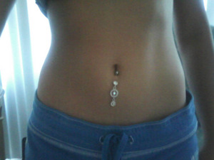 Christina's Belly Piercing